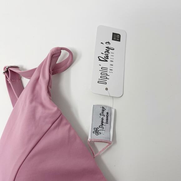 New Dippin Daisys Orchid XS Bralette Bikini Top Medium Side Tie Bikini Bottom - Picture 4 of 13